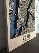 画像をギャラリービューアに読み込む, 【選べる21都市】3D Wood City Map インテリア用木製都市マップ <注文から1ヶ月半後のお届け>